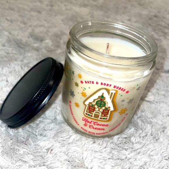 BBW single wick candle limited editok hot cooca and cream - Picture 1 of 4